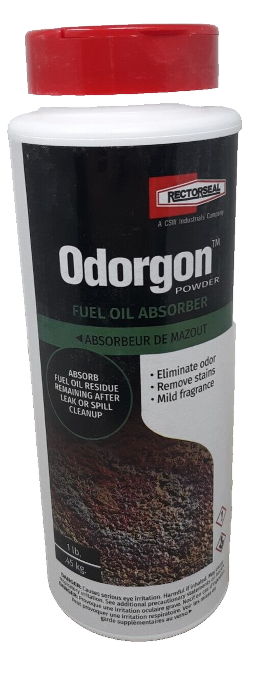 Rectorseal 685121-Pound Odorgon Powder Fuel Oil Absorber - 1 Lb.