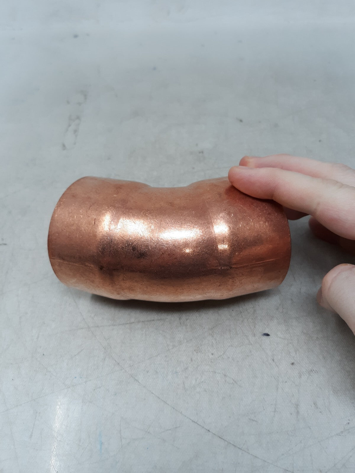 2-3/4" Copper Pipe Fittings 45° Elbow CxC (1 Pc)