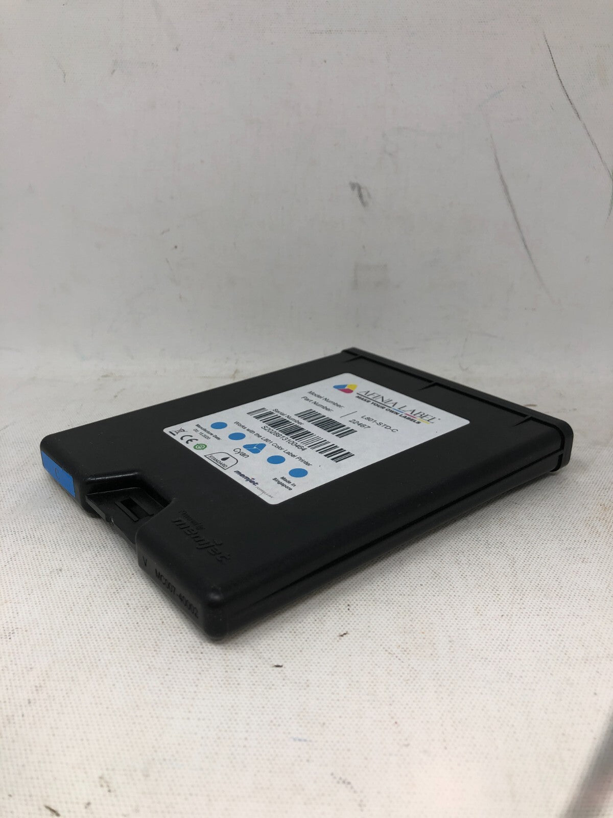 Afinia Label Ink Cartridge L801-STD-C (Cyan) ~ Replacement Ink for Label Printer