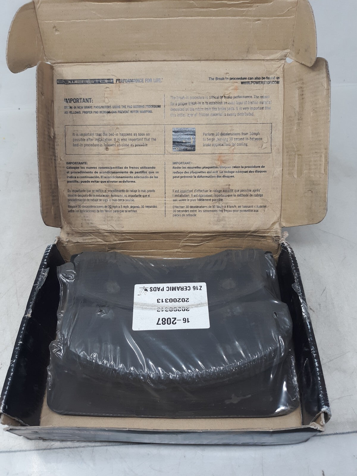 Powerstop 17-813 Brake Pad Sets 2-Wheel Set Rear Sedan for Kia Optima Sportage