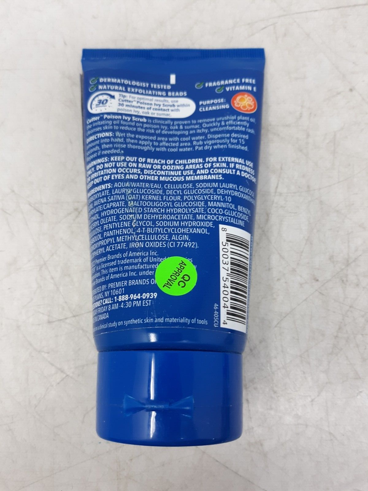 Cutter™ First Aid Poison Ivy Scrub for Itch Relief, 4 oz