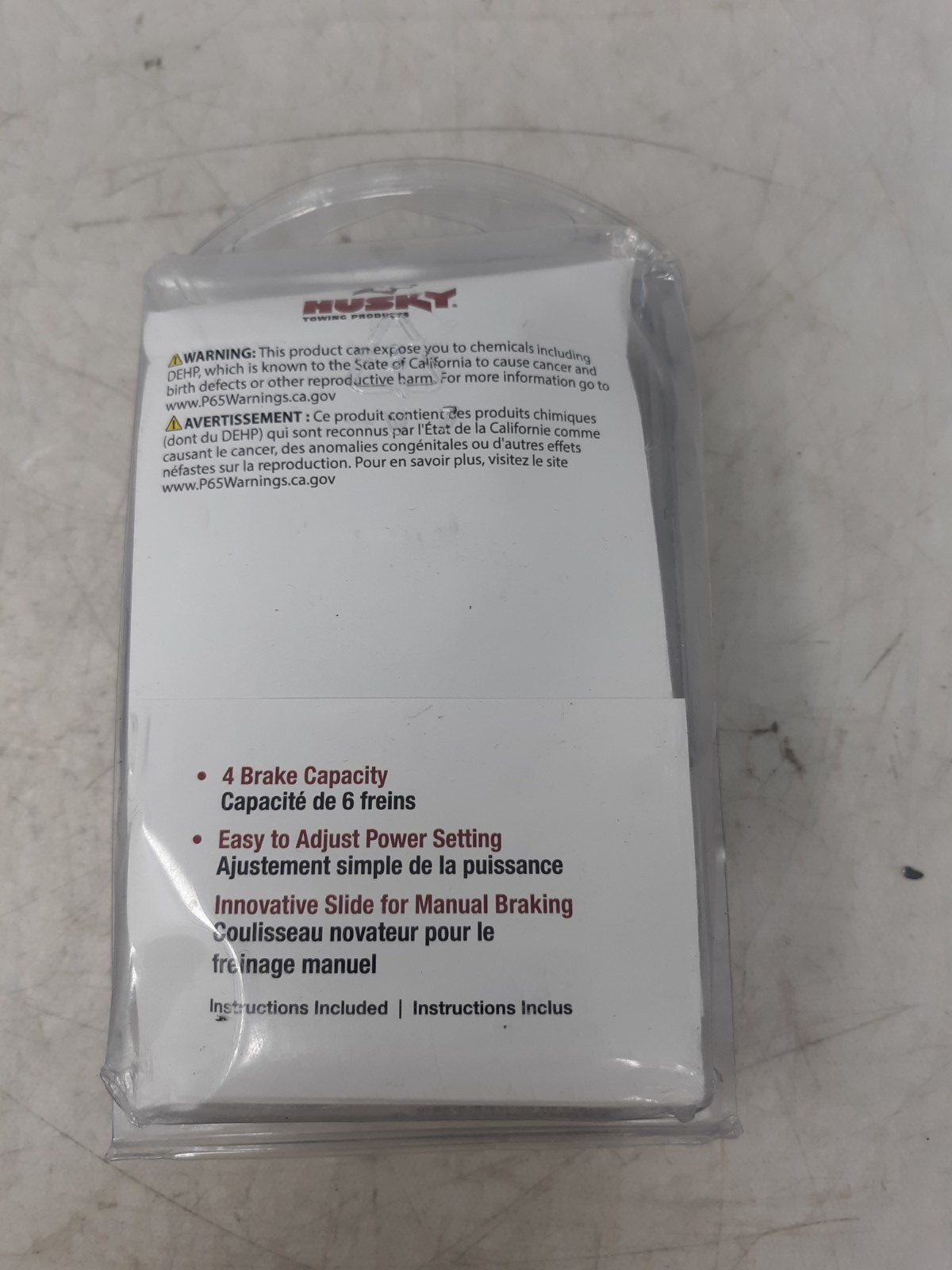 Husky Escort Brake Controller 079-5472-253 Time-Based 4 Brake Capacity