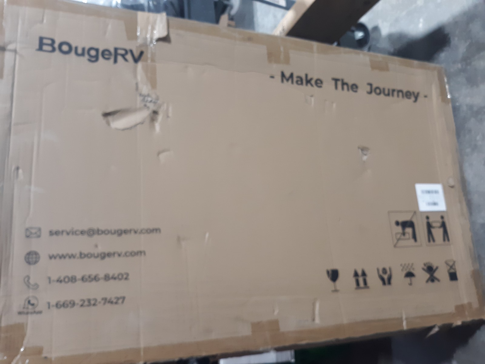 BougeRV 200W N-Bifacial Solar Panel Monocrystalline Dual-Sided Glass for RV