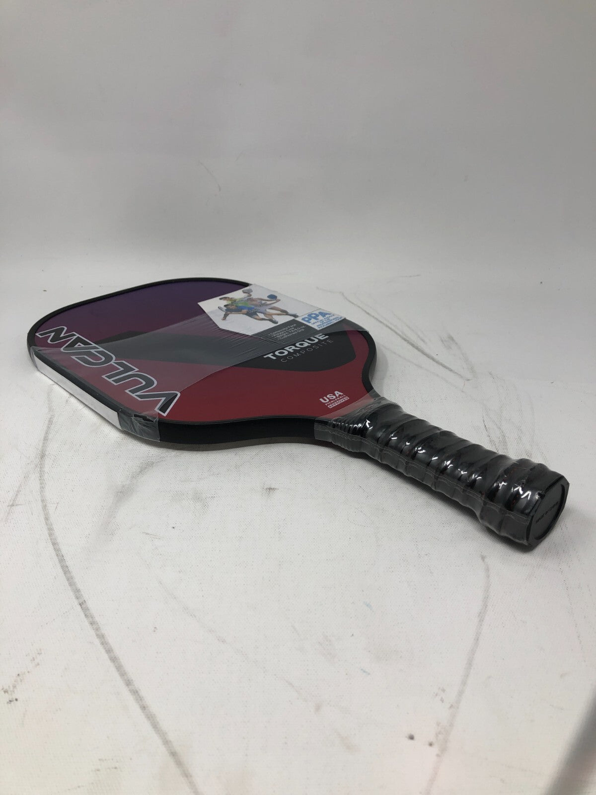 Vulcan Torque Composite Pickleball Paddle ~ Lightweight Racquet, Purple/Red