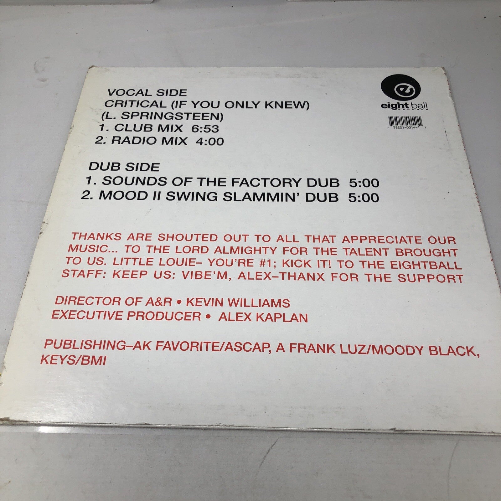 Wall Of Sound Critical If You Only Knew Gerald Lethan Vinyl