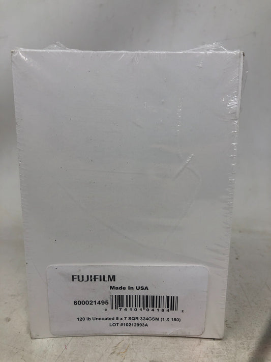 FUJIFILM Uncoated 5x7 SQR 324GSM 1x150 Scalloped Cards