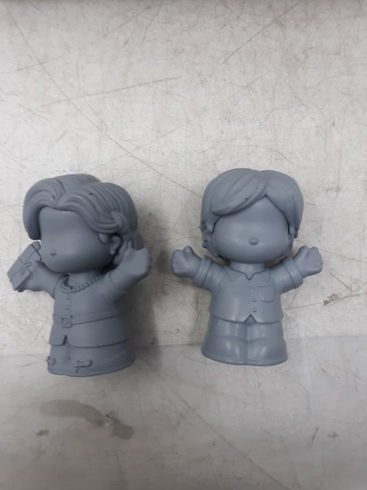 Unpainted Resin Miniature Figurine Set – Male & Female Characters HPH04 for Tabl