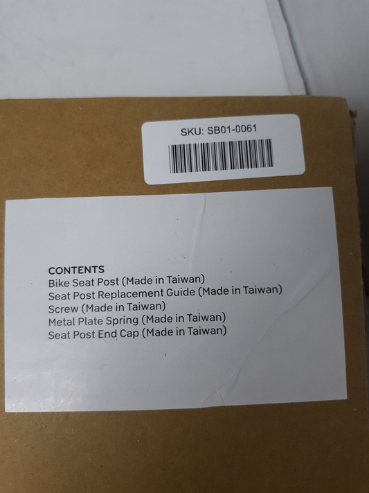 Peloton Bike Updated Seat Post Repair Kit SB01-0061 w/ Spring, Cap & Guide