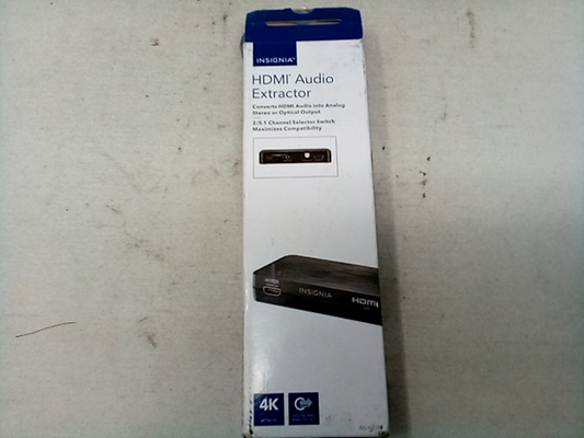 Insignia™ - HDMI Audio Extractor with 4K and HDR Support - Black, NS-HZ340