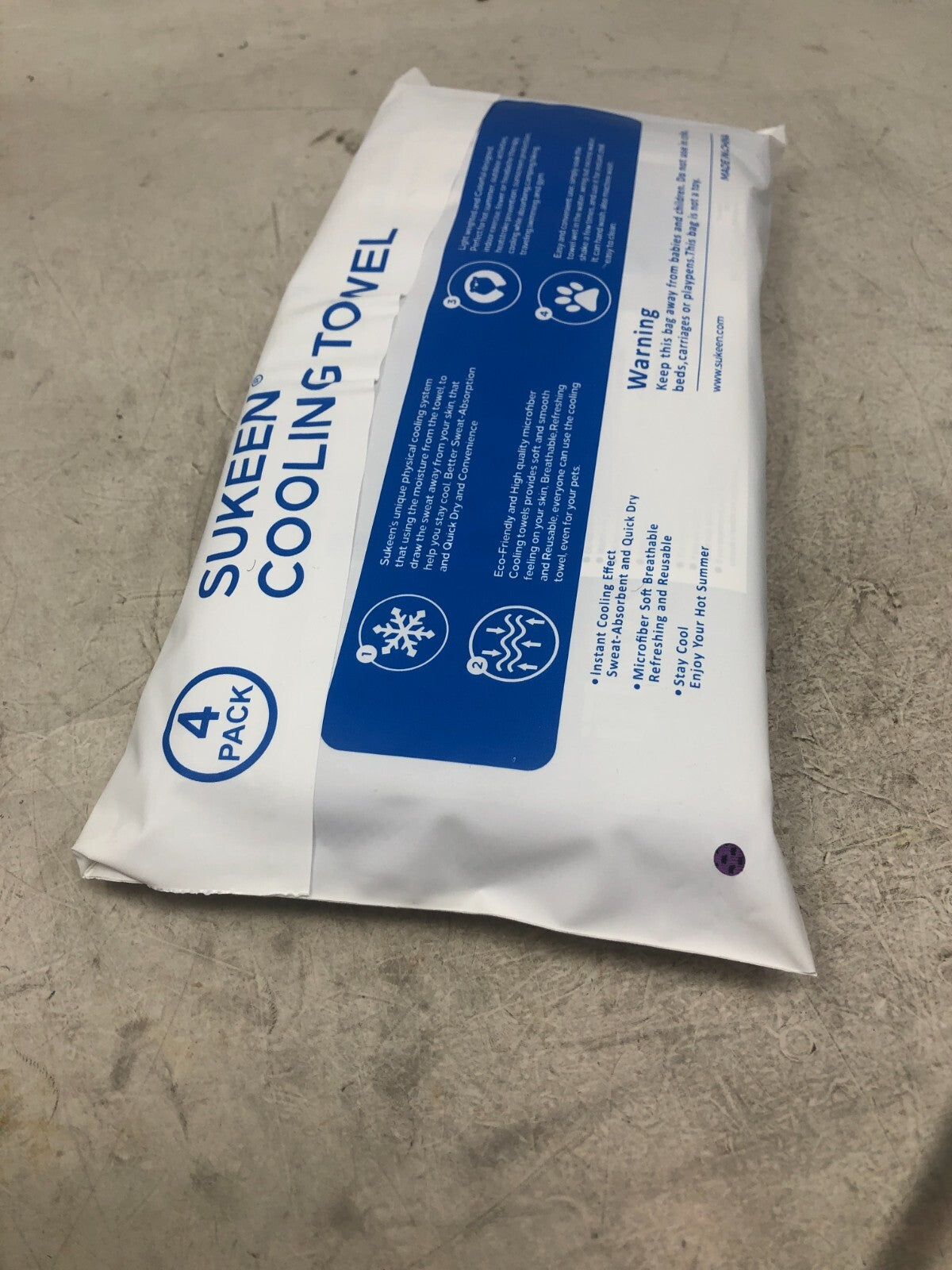 Cooling Towel Sukeen 6 Pack 40"x12" Ice Towel Soft Breathable Chilly Towel
