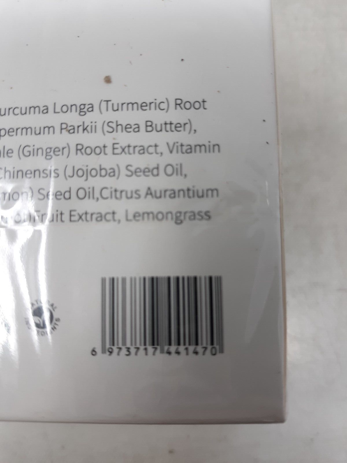 Liyalan Turmeric Body Scrub - Acne, Dark Spots Natural Skin Cleanser 7.8 Oz
