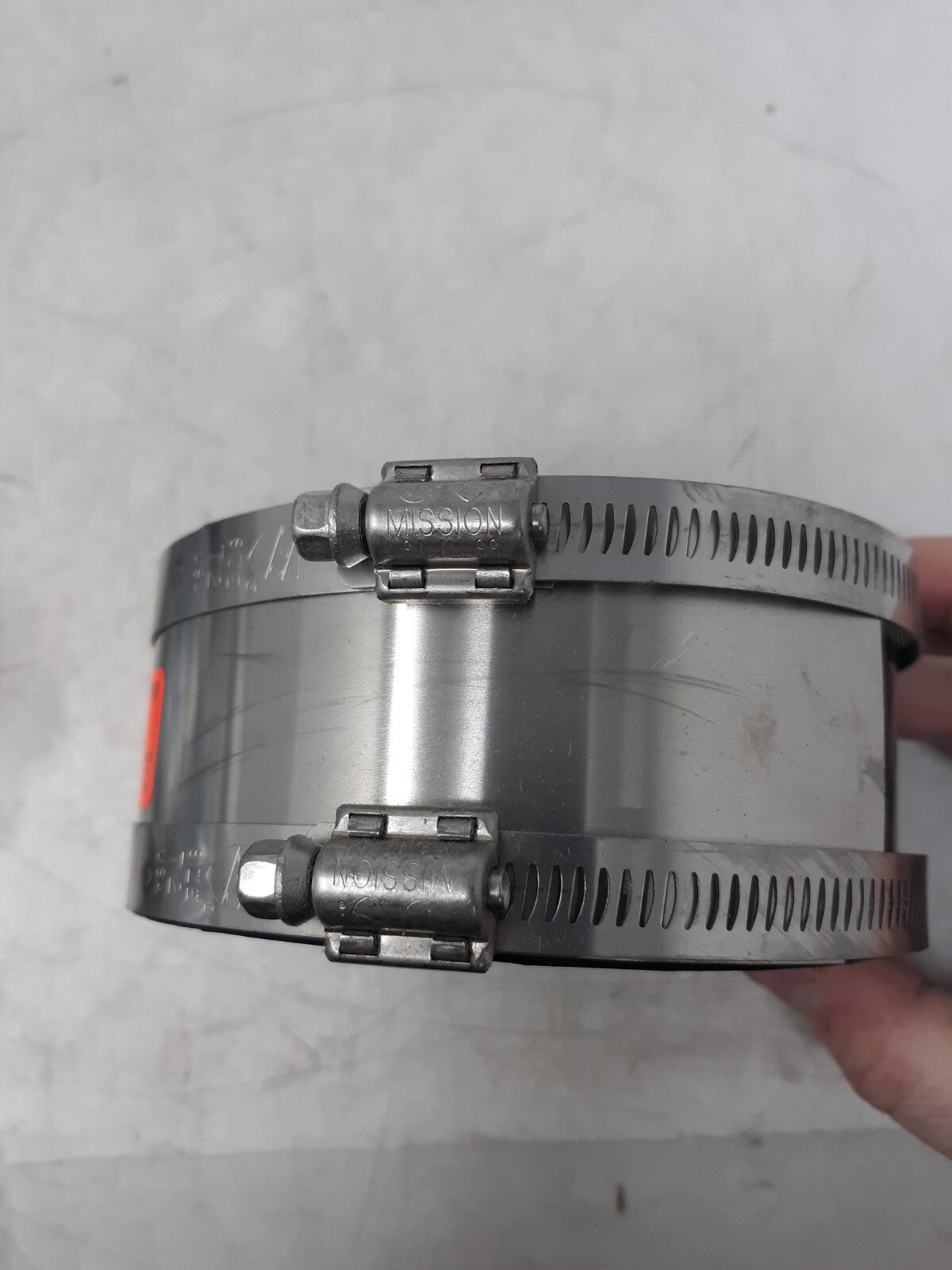 Mission CP43 Band-Seal Coupling 3" PL/ST/XH to 4" Cast Iron CI Adapter