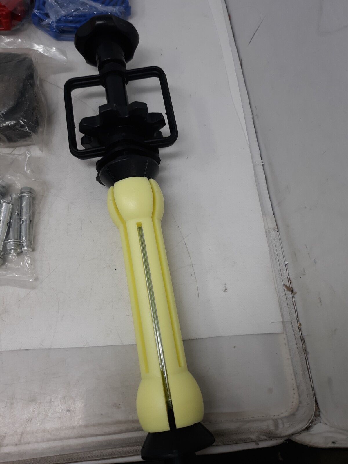 Goshoot 3-Roller Photography Backdrop Support Wall Mount – Manual Pull Down Syst