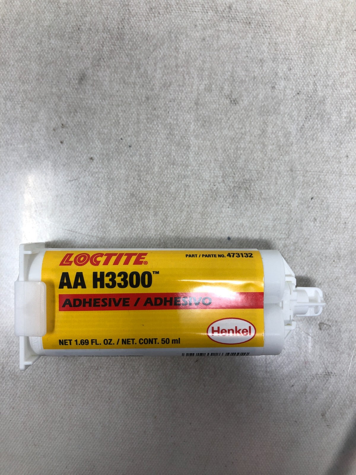 Loctite H3300 Acrylic Adhesive,  Dual-Cartridge,  1.69 oz.,  Yellow,  5 min.