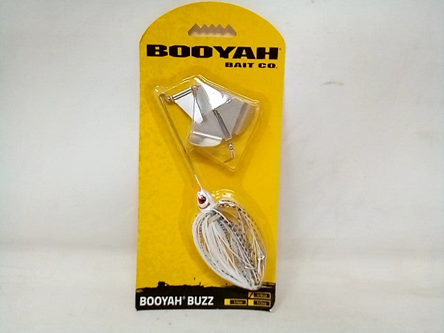 BOOYAH 3/8 Oz Buzz Pearl White & Snow White Shad Fishing Lure