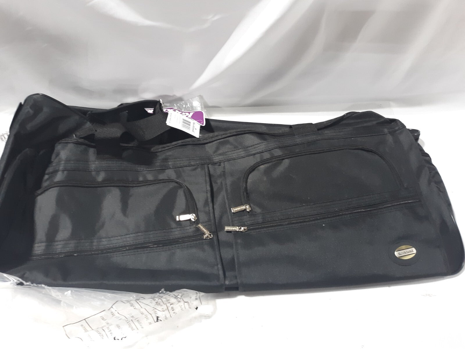Rockland 36" Rolling Duffel Bag Black PRD336 Wheeled Travel Luggage Heavy Duty