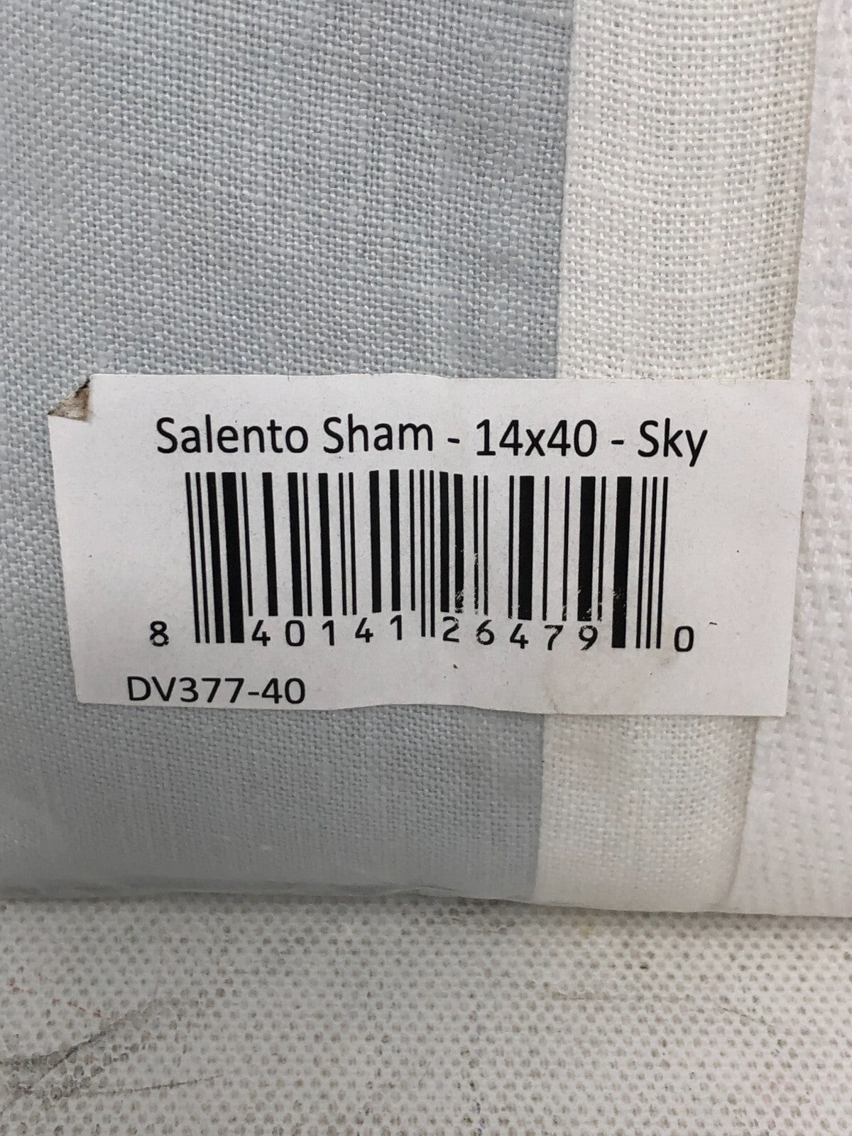 Serena & Lily Salento Sham ~ 1-Pack 14x40" Flax Linen Sham Pillowcase, Sky
