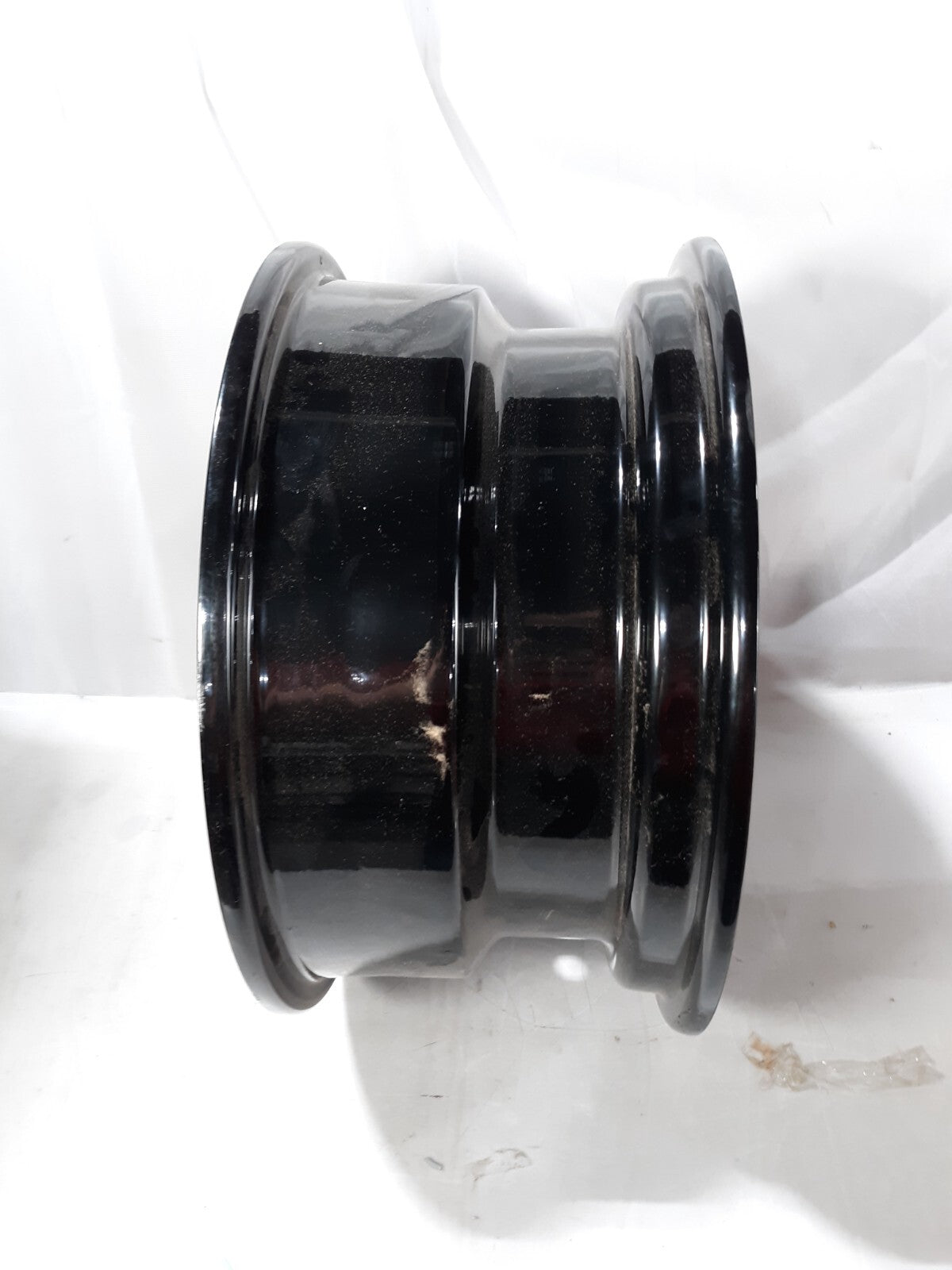 Bassett Racing Wheel 15X8 DOT D-Hole 5x5.5 4.75 In Bckspc Black Wheel