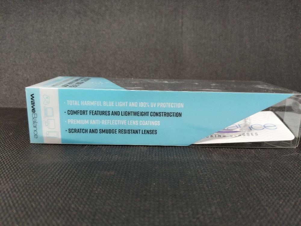 Wavebalance "Selby" Blue Light Reducing Computer and Device Glasses, Crystal