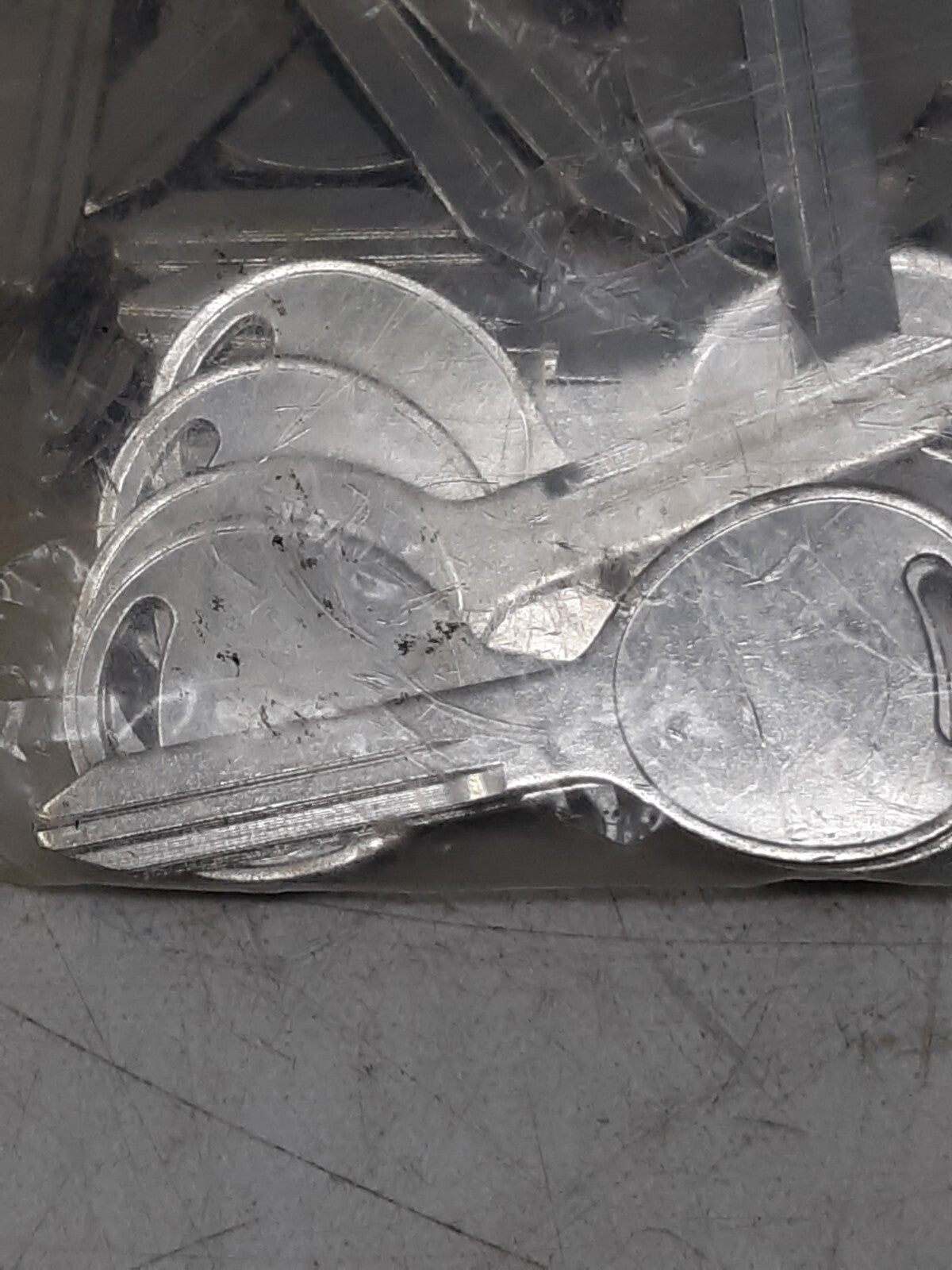 Lot of 25 Silver Key Blanks – Uncut, Residential/Utility Type, Bulk Pack