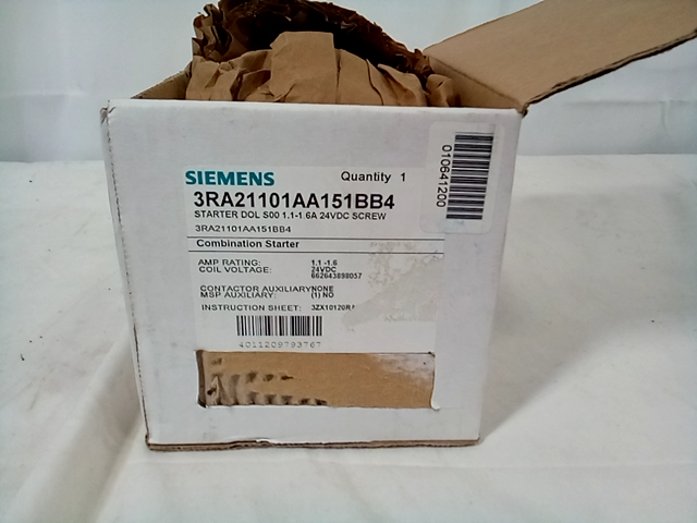Siemens 3RA2110-1AA15-1BB4 Combination Starter