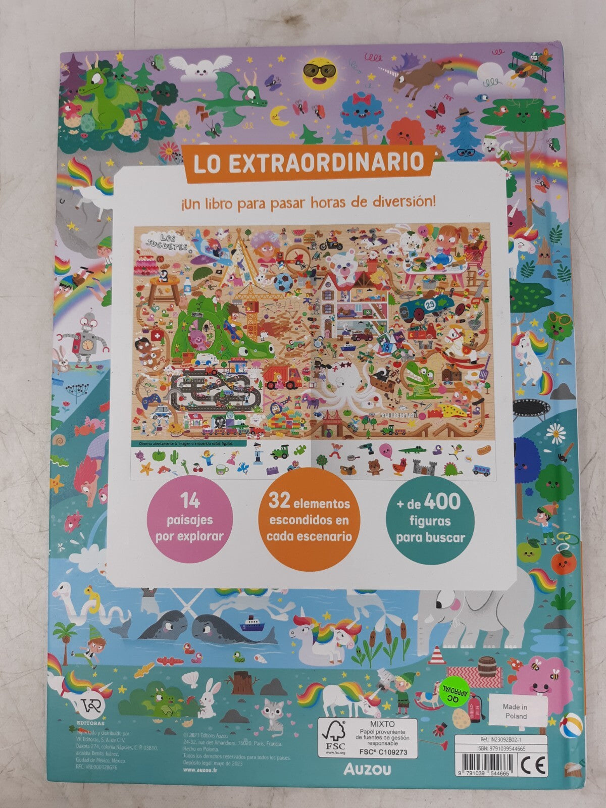 Busca y Encuentra Lo Extraordinario | Spanish Activity Book | Auzou
