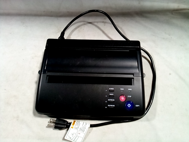 Toec Technology 116F V5.3 Black Tattoo Stencil Machine Copier Printer