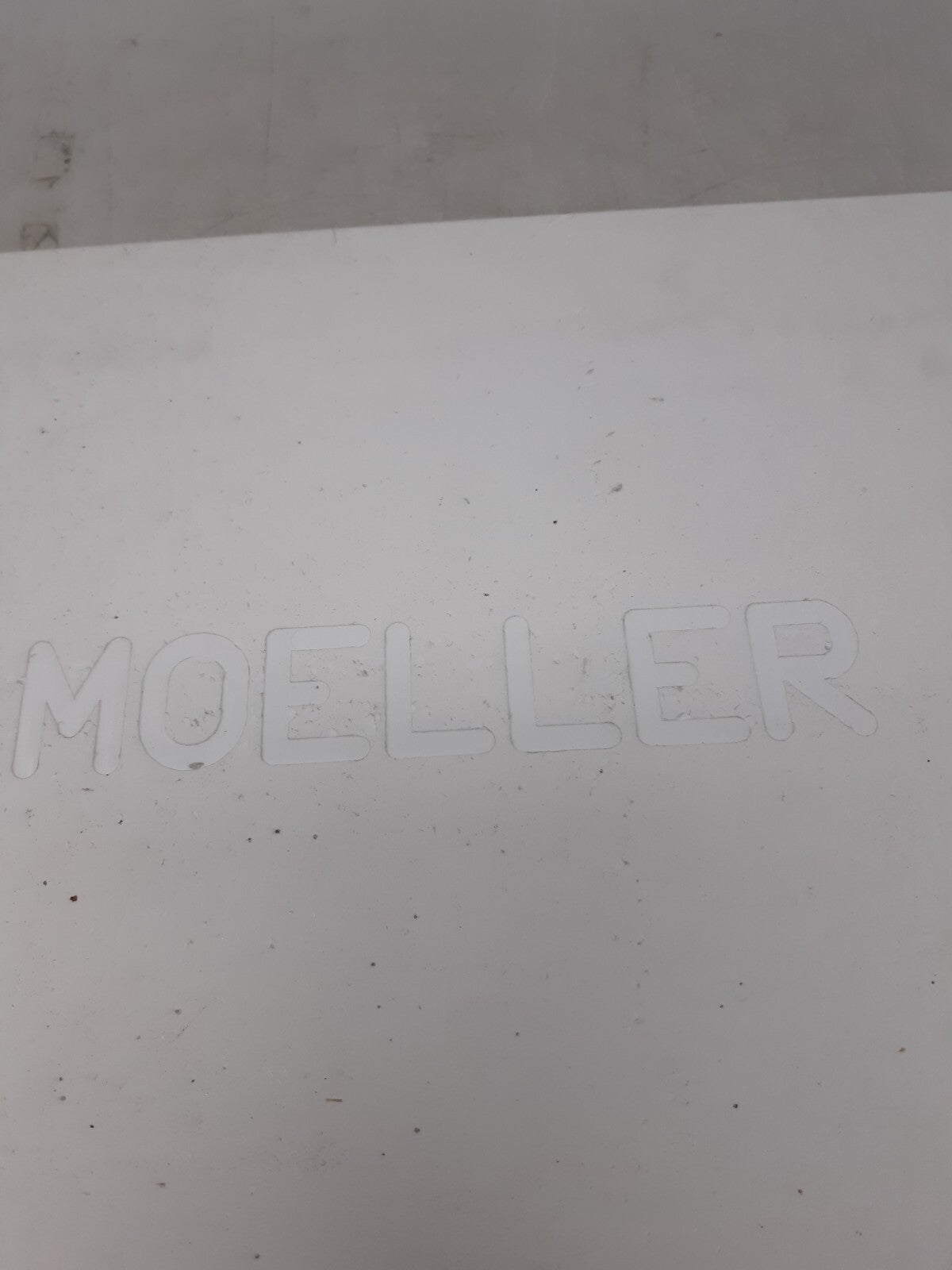 Moeller Electrical Panel Cover Plate 16" x 12" White PVC Industrial Replacement