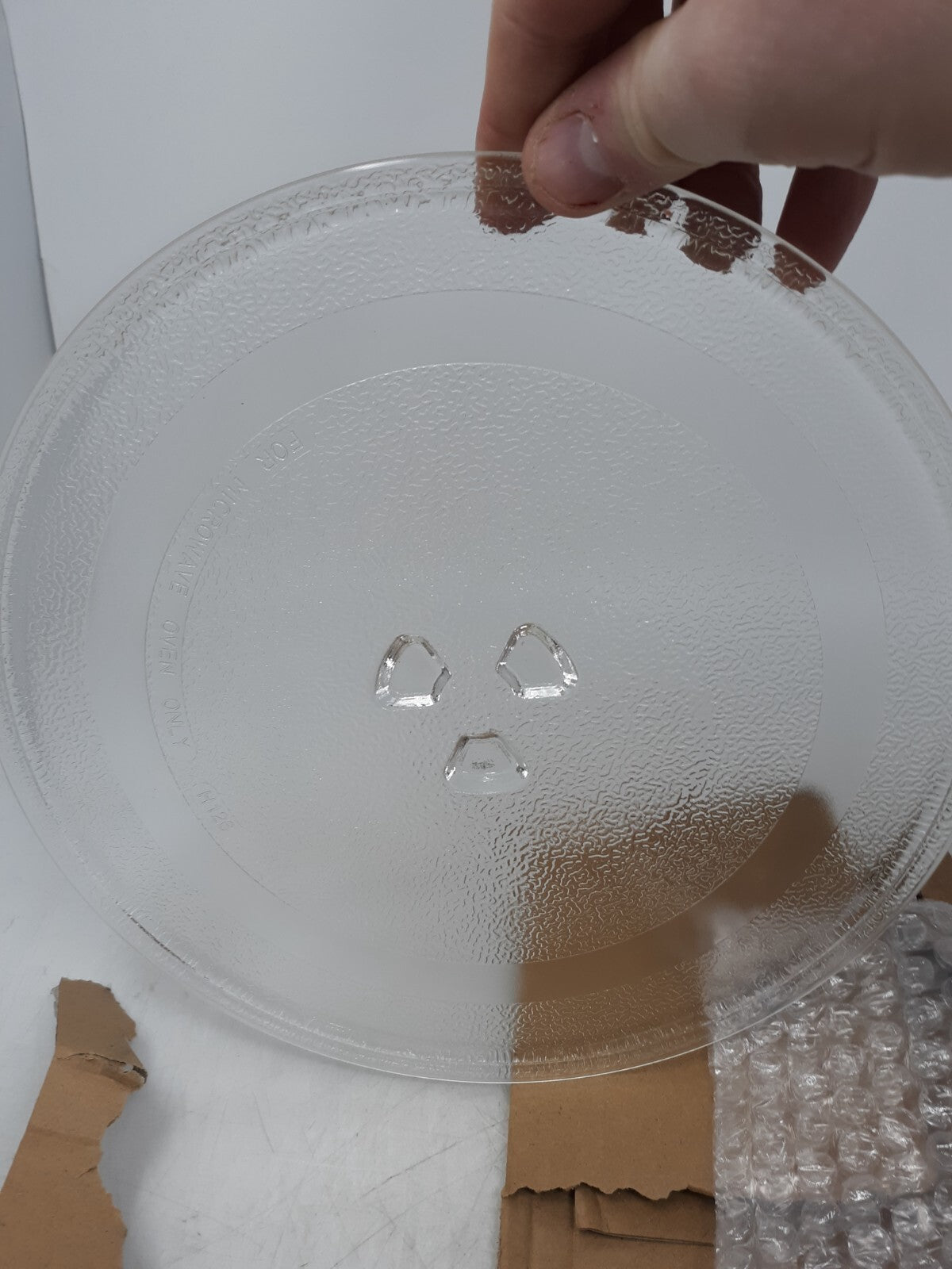 MFJUNS Microwave Glass Turntable Plate 9.6" (24.5cm) Replacement Universal