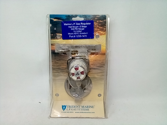 Trident 1230-1411 Marine LPG Wall Mount Two Stage Regulator