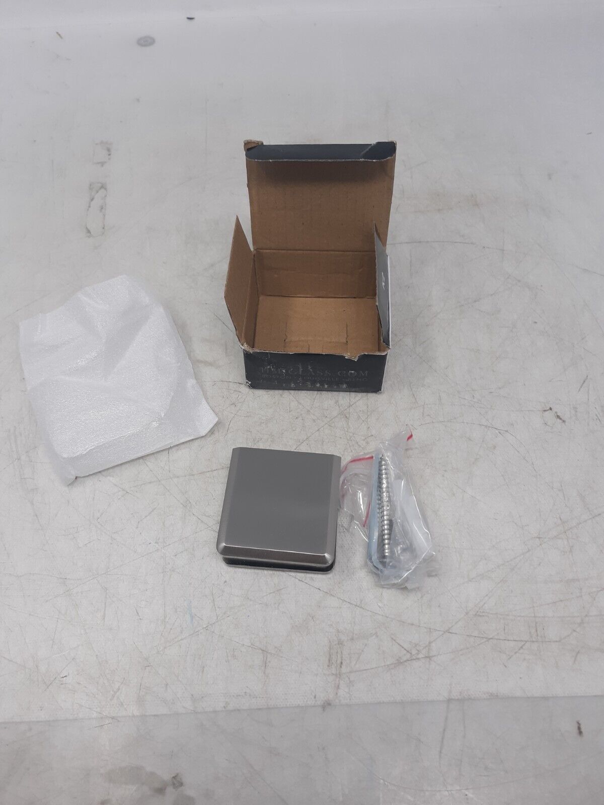 HMI Brushed Nickel Frameless Shower Door Glass Clamp – Model FIG-CHGCGTW-BR-NI