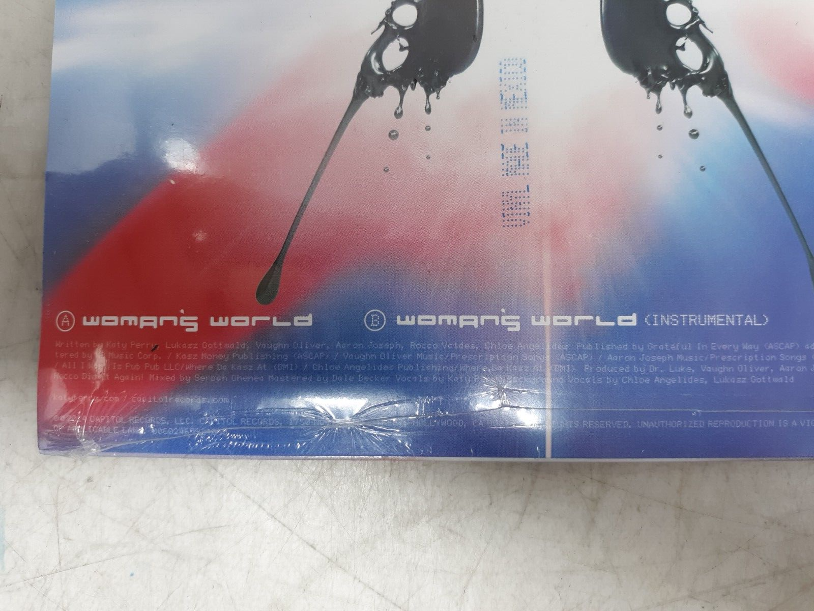 Katy Perry Woman's World 7" Orange Translucent Vinyl Limited Edition Sealed 143