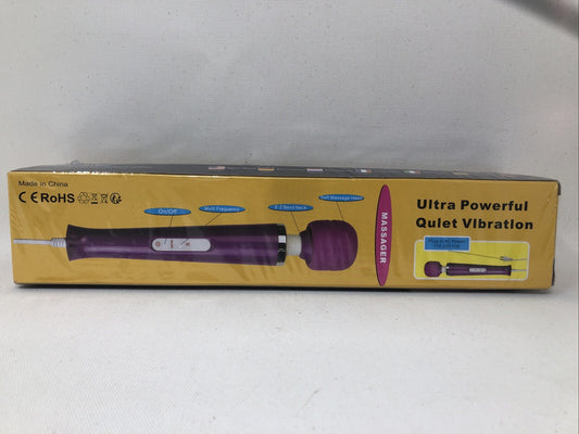 Wired Powerful Handheld Electric Massager vibration 110-220v Purple