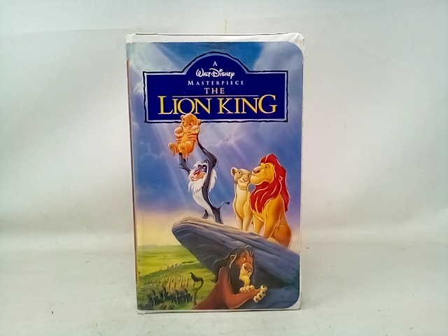 The Lion King VHS 1995 Disney Masterpiece Collection Vintage