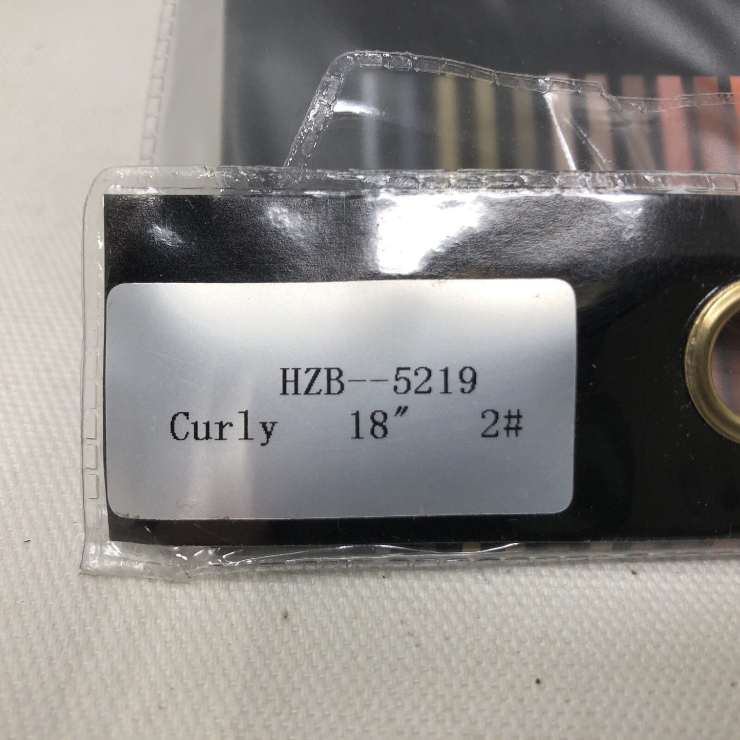 izihair  Clip hair extensions 100% human hair tangle free HZB-5219 Curly 18in 2#