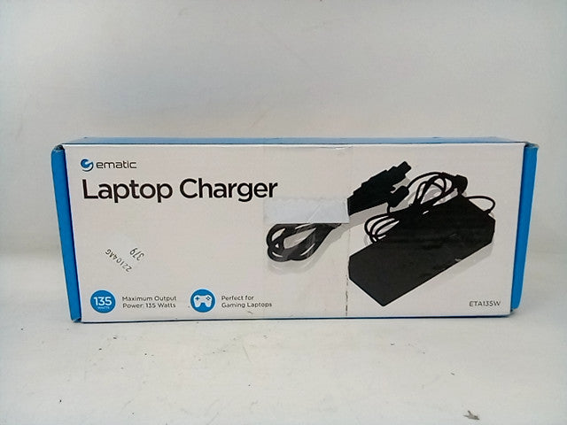 Ematic Eta135 135-watt Universal Gaming Laptop Charger (1113295)