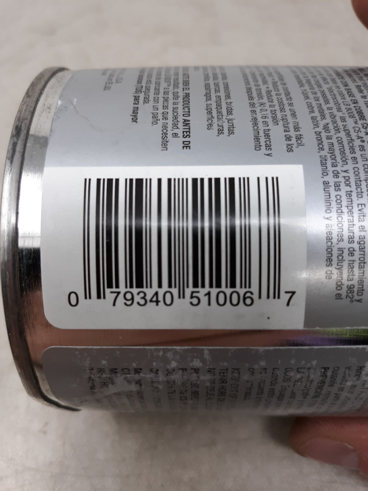 C5-A Copper Based Anti-Seize Lubricant, 1 Lb Can