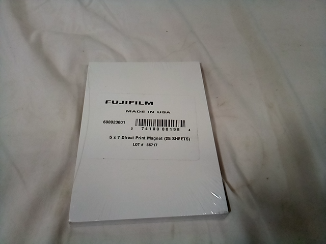 FUJIFILM - 600023001 - 5x7 Direct Print Magnet 25 sheets