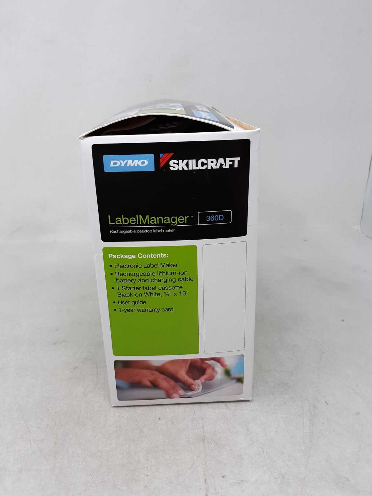 DYMO SkilCraft LabelManager 360D Rechargeable Desktop Label Maker (657-6124)