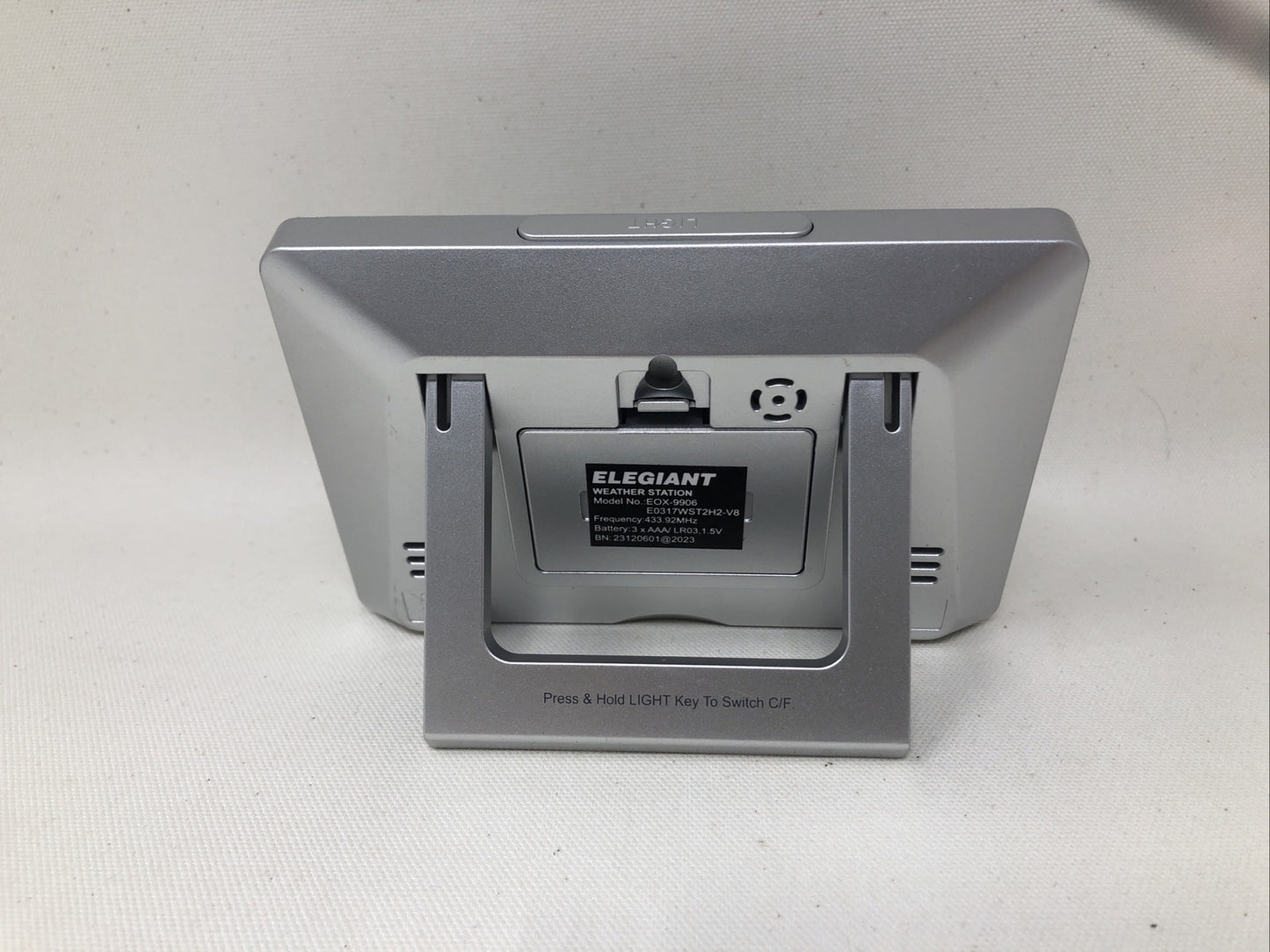 Elegiant Wireless Weather Station Monitor, EOX-9906- Remote Not Included