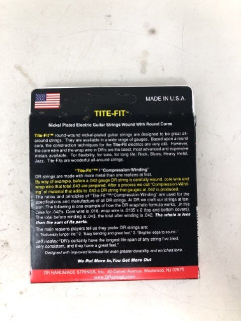 DR Strings Tite-Fit LT7-9 Lite 7-String Nickel Plated Electric Guitar Strings