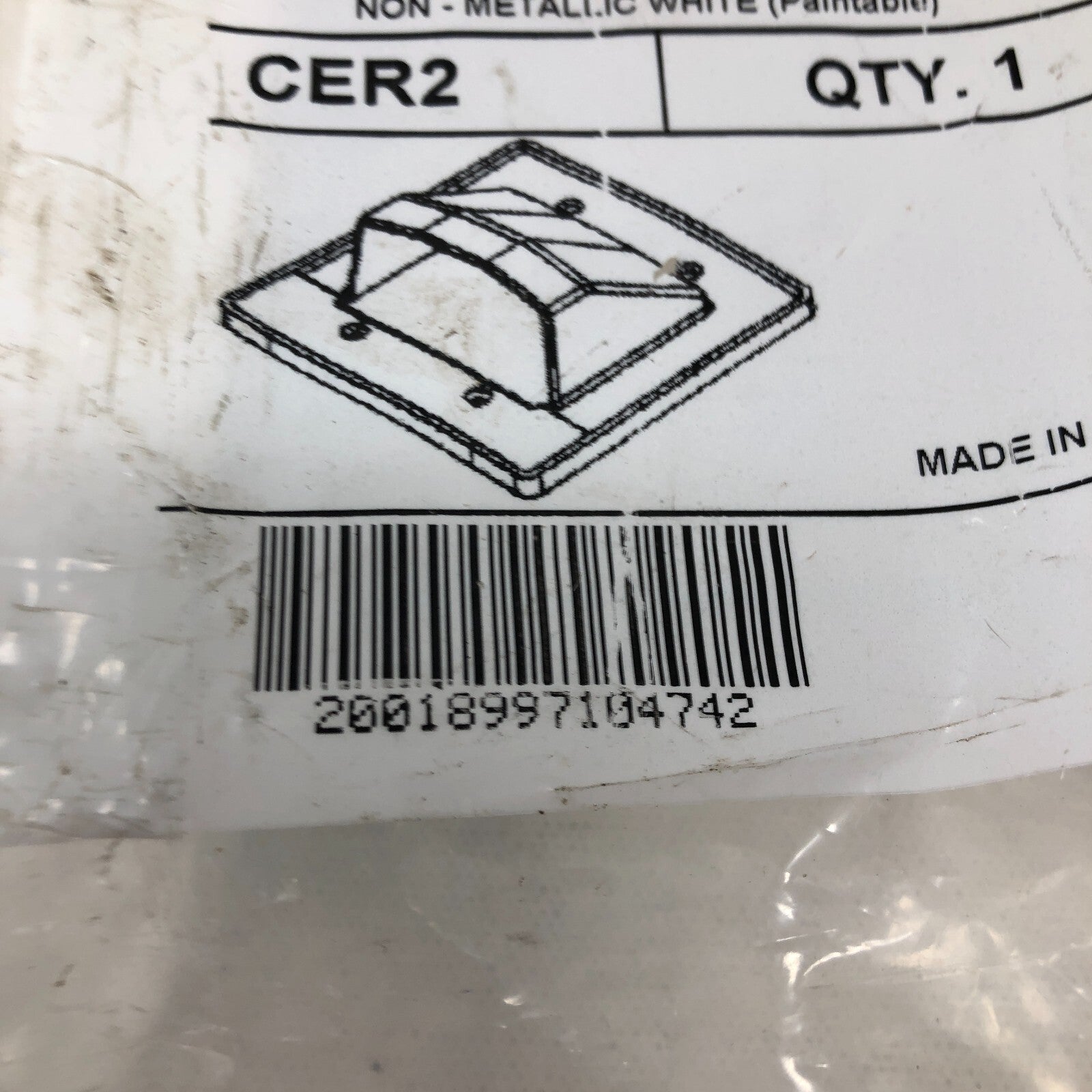 Arlington CER2 Gang Reversible Low Voltage Cable Entrance Hood