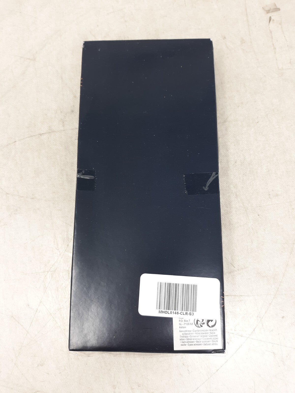 Christmas Ornaments Set/3 Glass Icicle Clear w/Silver Glitter Inside 8 inch