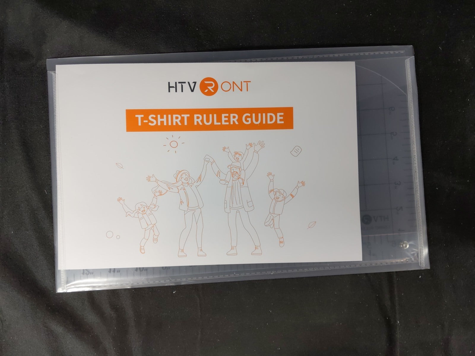 T-shirt Ruler Guide Tshirt Measurement Tool for Heat Press in HTV Vinyl All-in-1