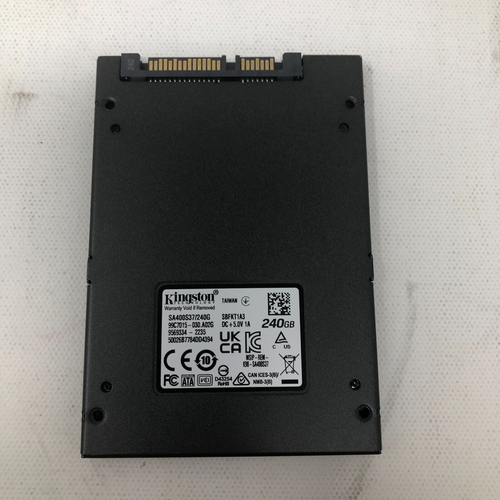 KIngston A400 240GB 2.5" Internal SSD (SA400S37/240G)
