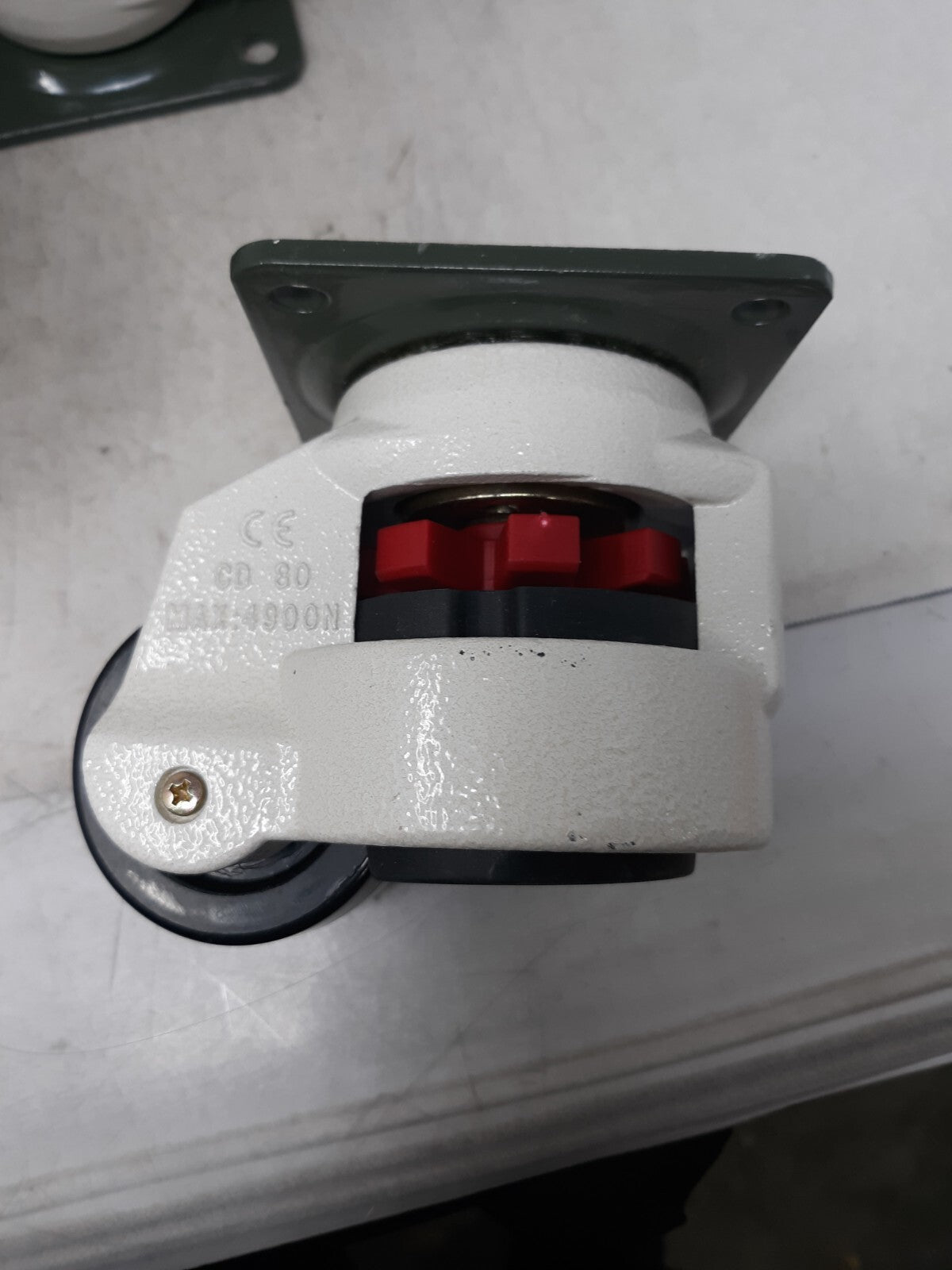 Lot of 4 CD-80F/S Level Adjustment Industrial Casters Load Bearing 500kg