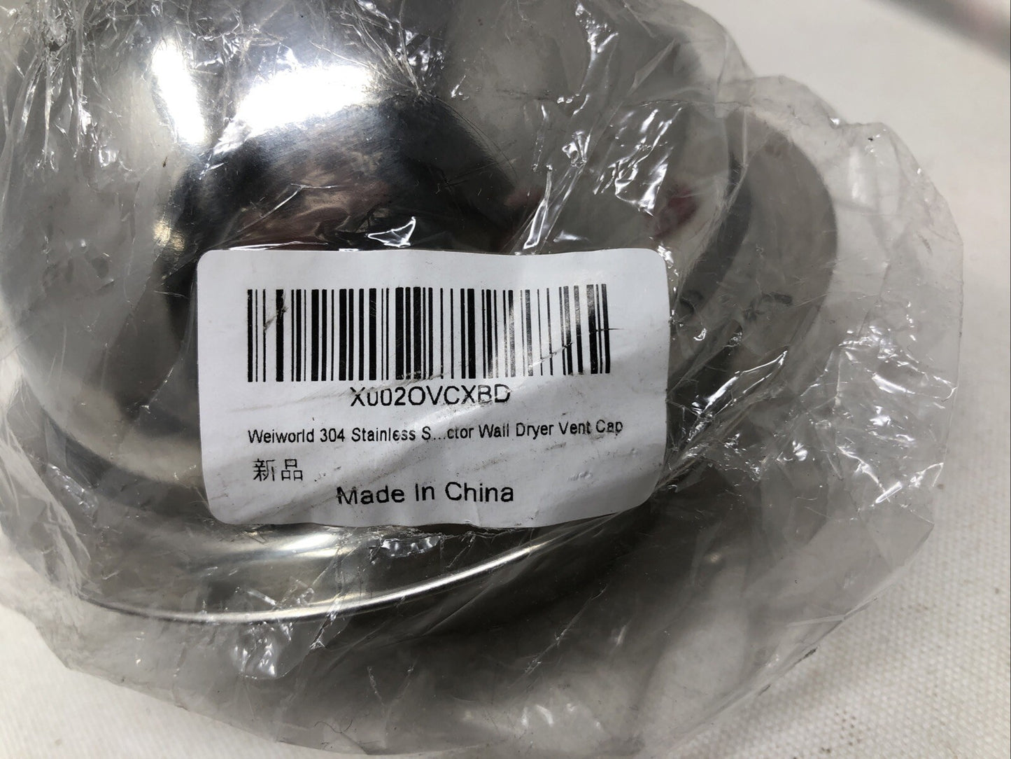 Dryer Vent 4 Inch Exhaust Vent, Wall Vent 4 Inch Outlet Stainless Steel Soffit V