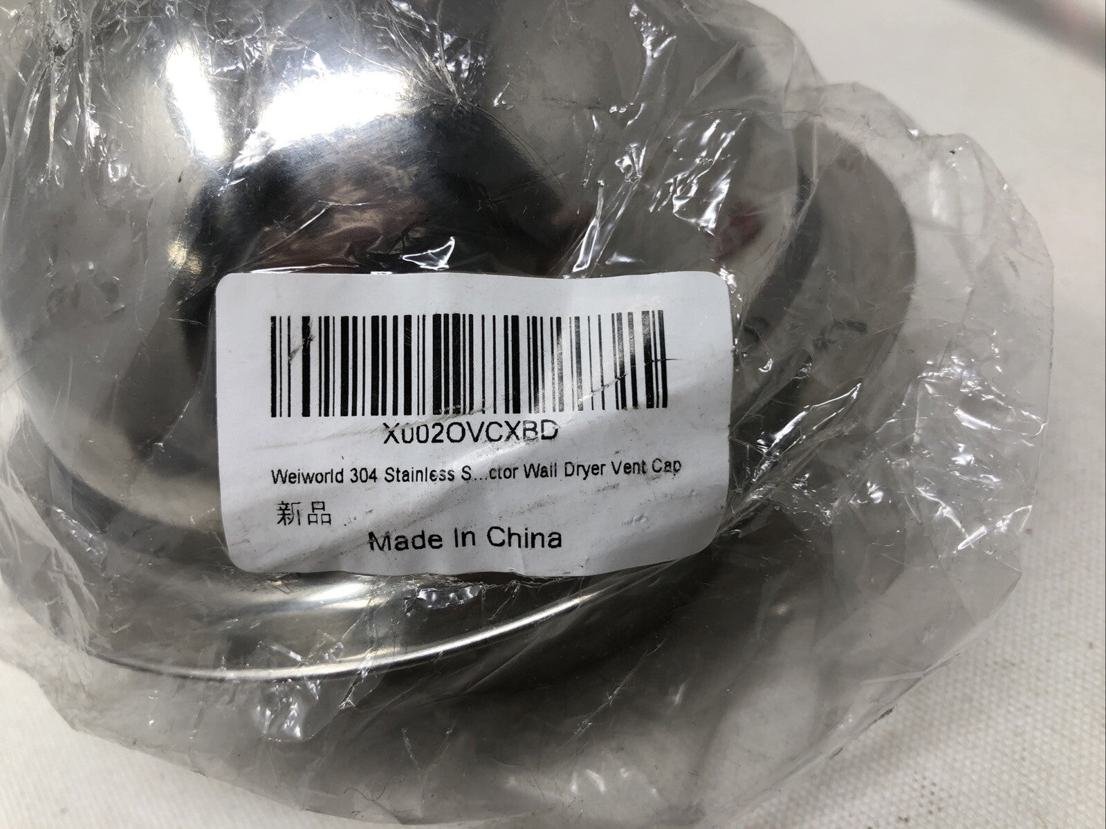 Dryer Vent 4 Inch Exhaust Vent, Wall Vent 4 Inch Outlet Stainless Steel Soffit V