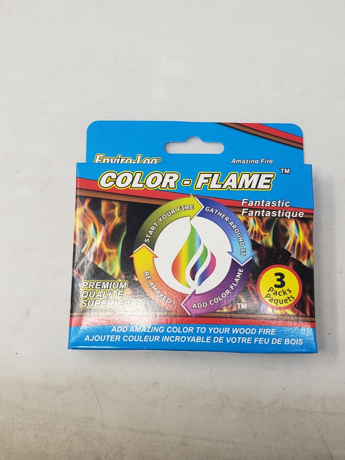 Lot Of 16 Enviro-Log-Color-Flame-3PK-CF5817-16