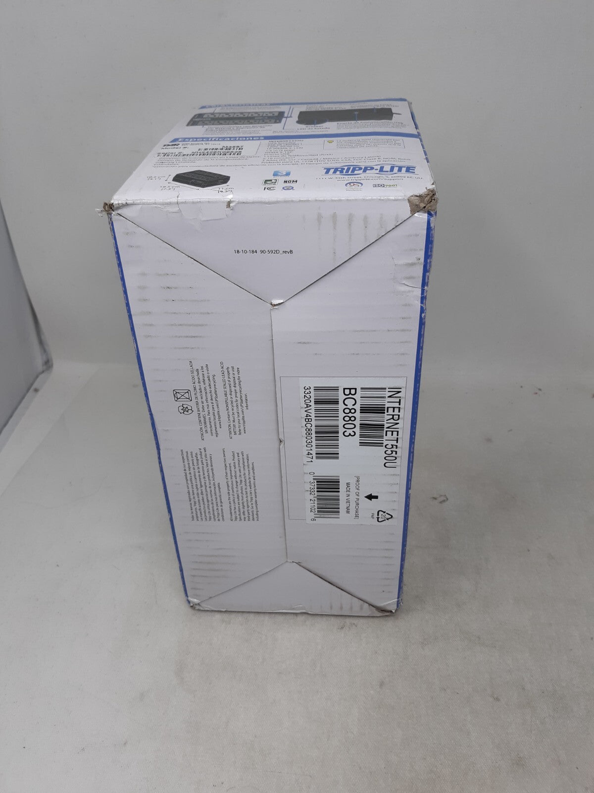 Tripp Lite UPS: 550VA  120V INTERNET550U